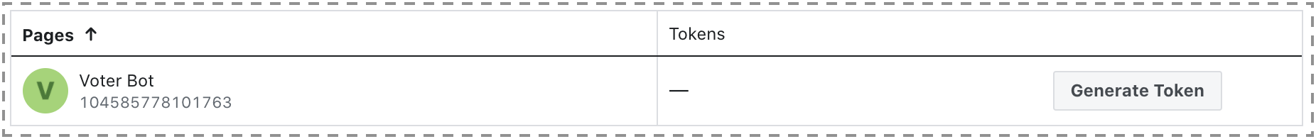 Generate token